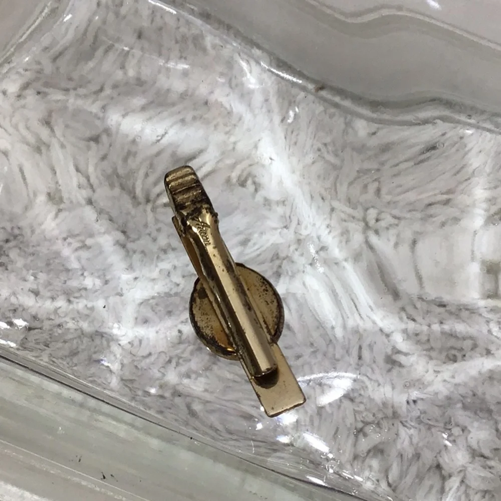 Vintage Anson fly fishing tie clip & cuff links set